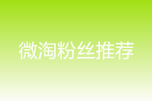 微淘粉丝推荐是什么？展现位置在哪里？