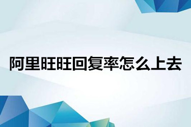 阿里旺旺回复率怎么上去