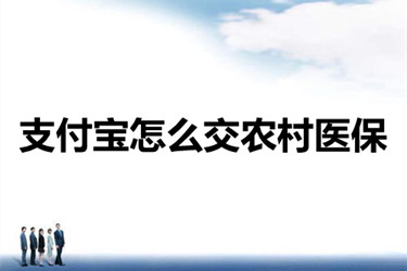 支付宝怎么交农村医保